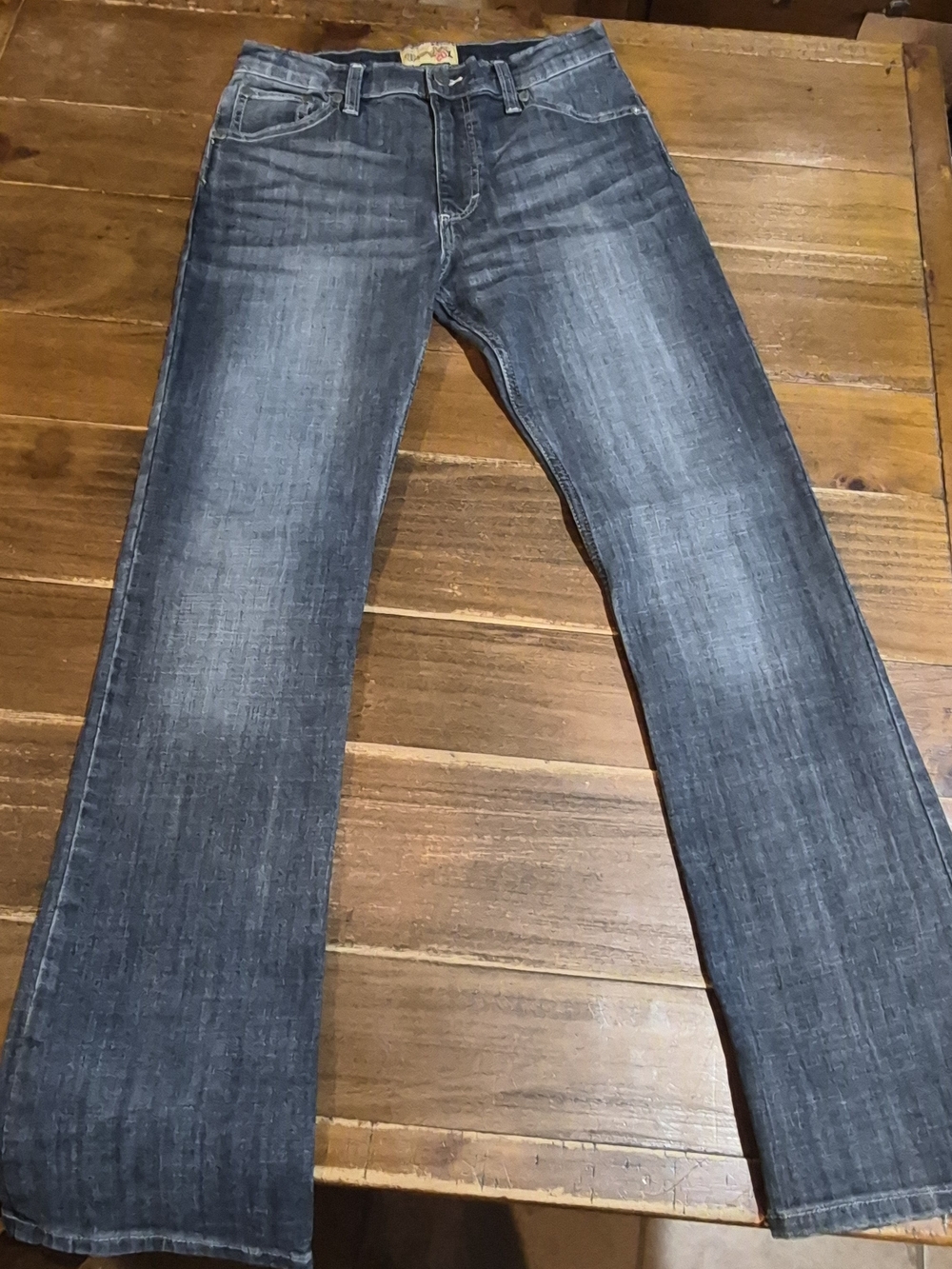 Wrangler 20X Limited Edition Boys Adjustable Waist Jeans Dark Wash